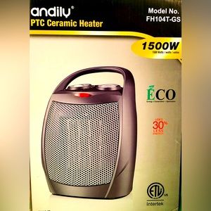 1500 watt ECO friendly ceramic space heater!